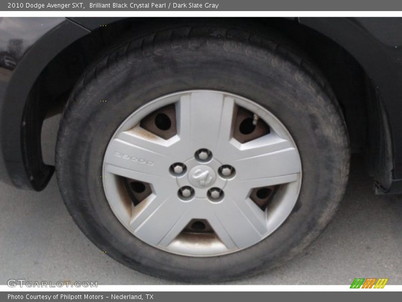 Brilliant Black Crystal Pearl / Dark Slate Gray 2010 Dodge Avenger SXT