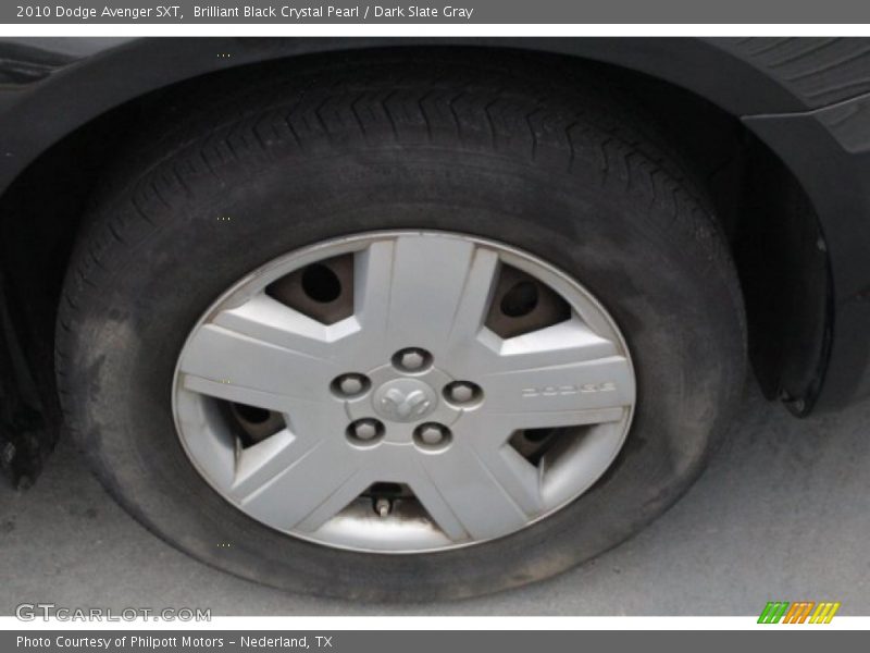Brilliant Black Crystal Pearl / Dark Slate Gray 2010 Dodge Avenger SXT