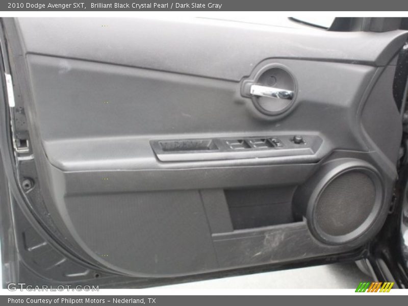 Brilliant Black Crystal Pearl / Dark Slate Gray 2010 Dodge Avenger SXT