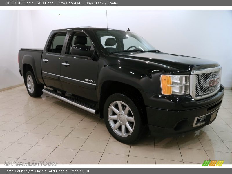 Onyx Black / Ebony 2013 GMC Sierra 1500 Denali Crew Cab AWD