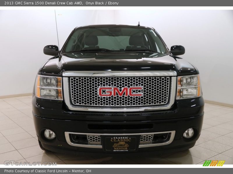 Onyx Black / Ebony 2013 GMC Sierra 1500 Denali Crew Cab AWD