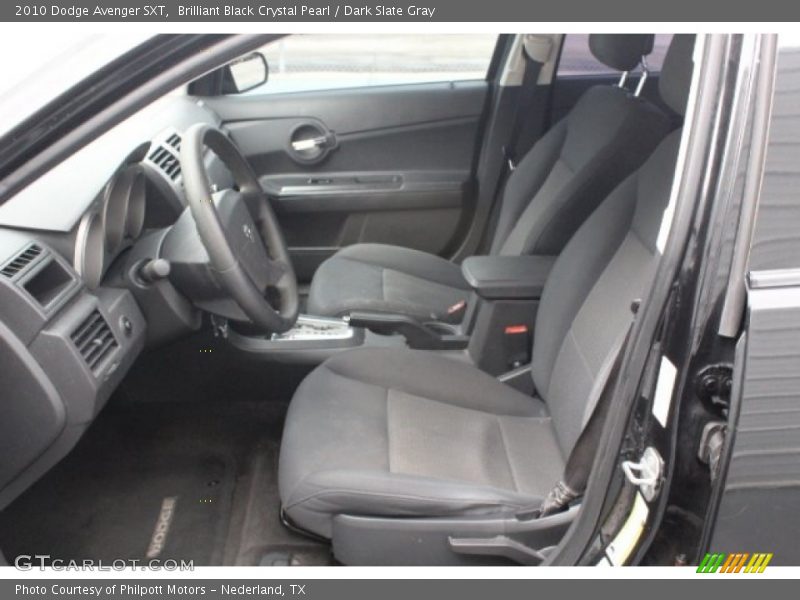 Brilliant Black Crystal Pearl / Dark Slate Gray 2010 Dodge Avenger SXT