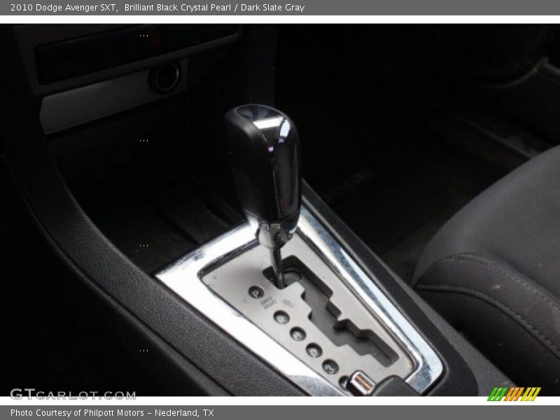 Brilliant Black Crystal Pearl / Dark Slate Gray 2010 Dodge Avenger SXT