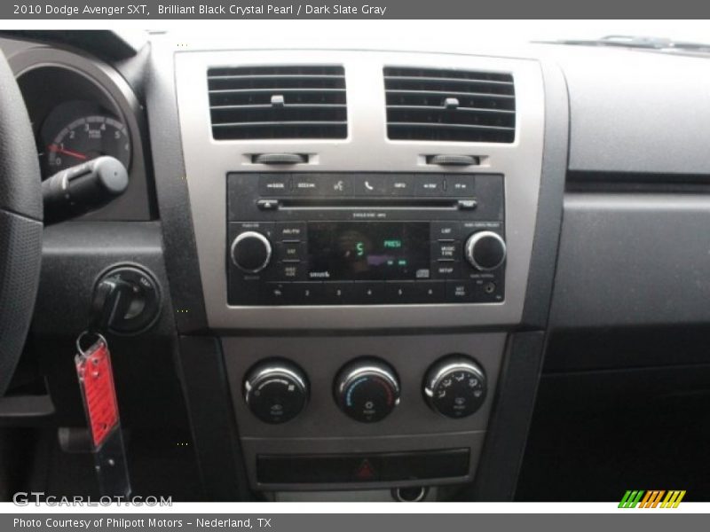 Brilliant Black Crystal Pearl / Dark Slate Gray 2010 Dodge Avenger SXT
