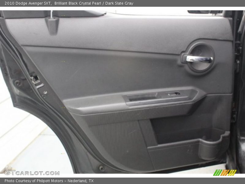 Brilliant Black Crystal Pearl / Dark Slate Gray 2010 Dodge Avenger SXT