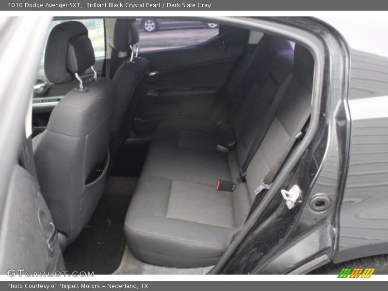 Brilliant Black Crystal Pearl / Dark Slate Gray 2010 Dodge Avenger SXT