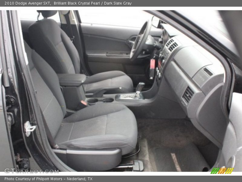 Brilliant Black Crystal Pearl / Dark Slate Gray 2010 Dodge Avenger SXT