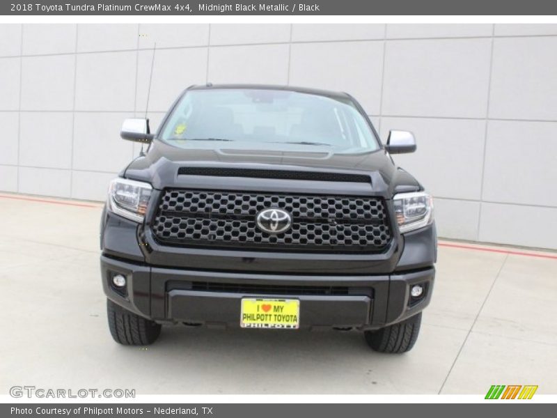 Midnight Black Metallic / Black 2018 Toyota Tundra Platinum CrewMax 4x4