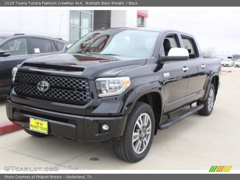 Midnight Black Metallic / Black 2018 Toyota Tundra Platinum CrewMax 4x4