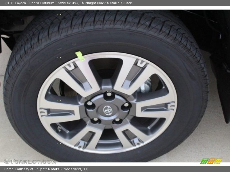 Midnight Black Metallic / Black 2018 Toyota Tundra Platinum CrewMax 4x4