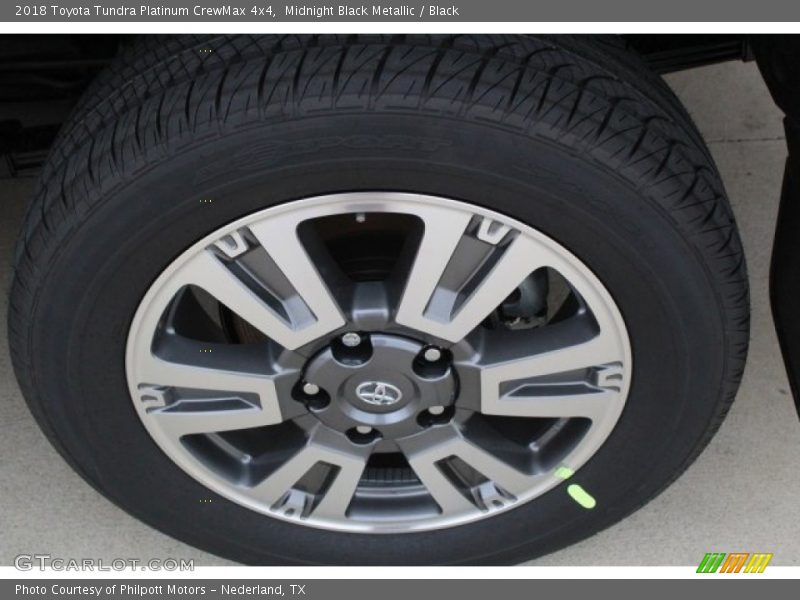 Midnight Black Metallic / Black 2018 Toyota Tundra Platinum CrewMax 4x4