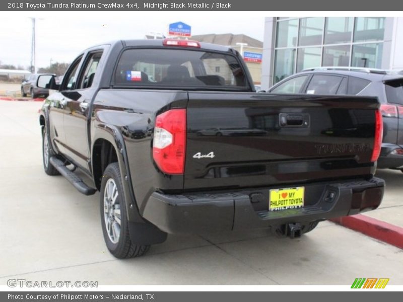 Midnight Black Metallic / Black 2018 Toyota Tundra Platinum CrewMax 4x4