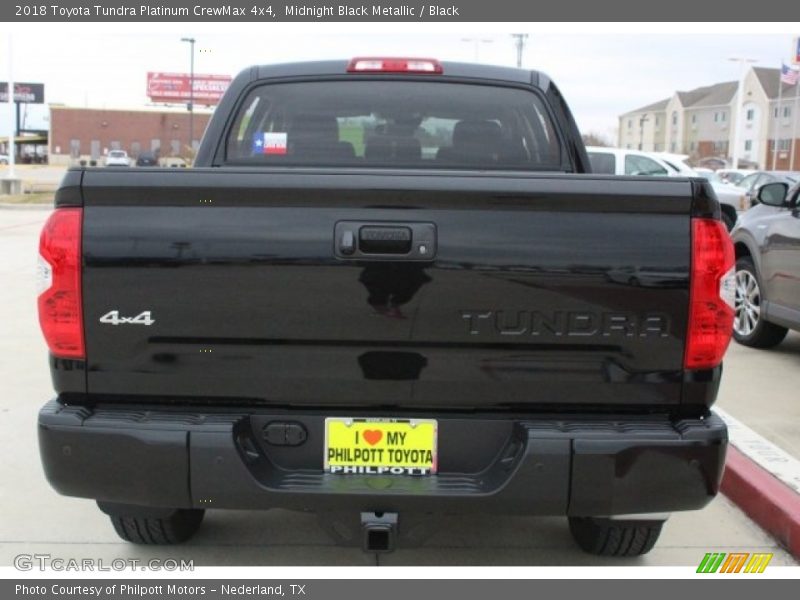 Midnight Black Metallic / Black 2018 Toyota Tundra Platinum CrewMax 4x4