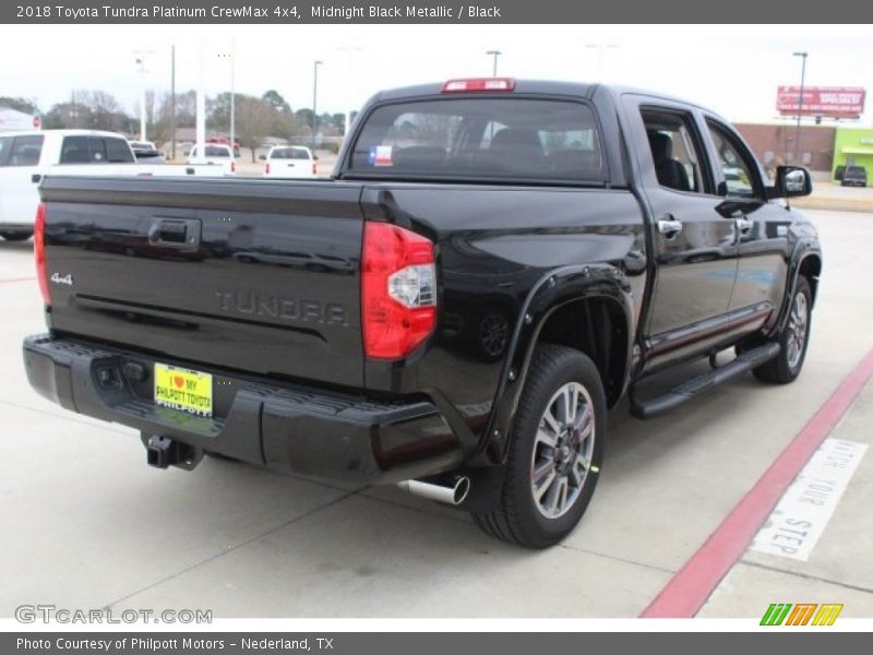Midnight Black Metallic / Black 2018 Toyota Tundra Platinum CrewMax 4x4