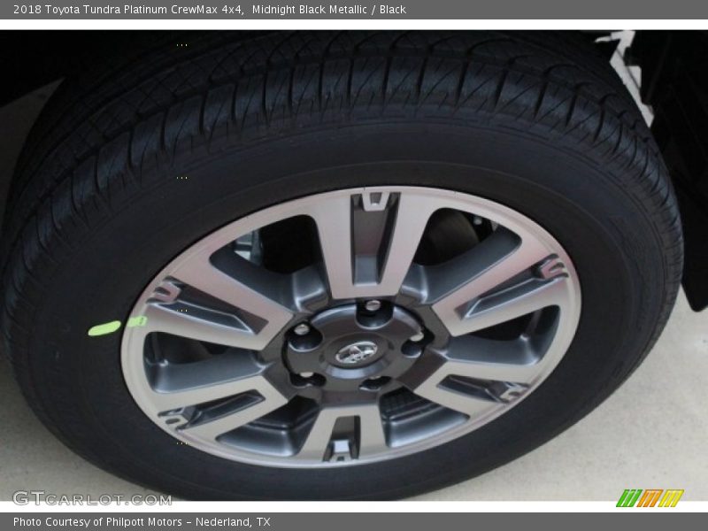 Midnight Black Metallic / Black 2018 Toyota Tundra Platinum CrewMax 4x4