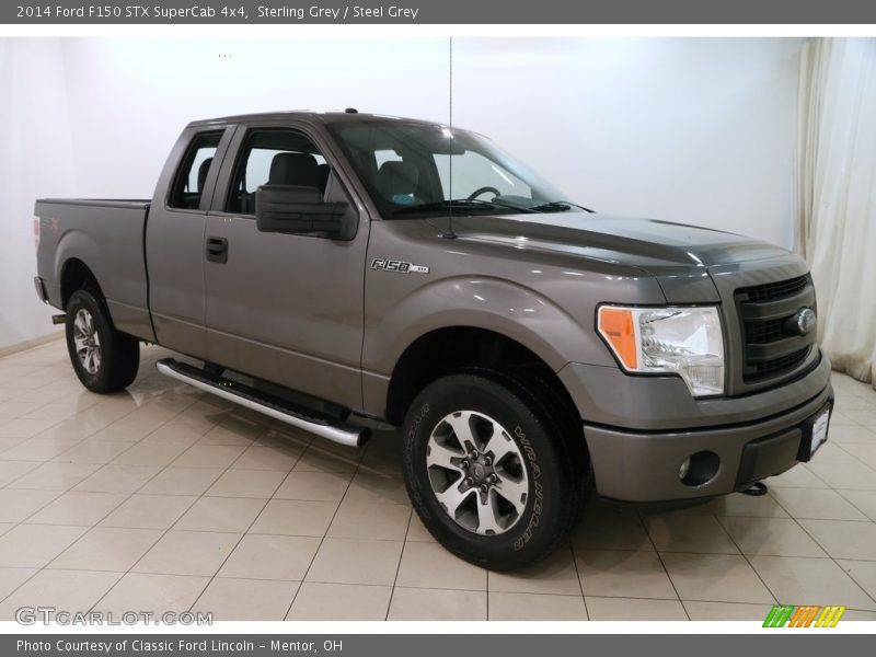 Sterling Grey / Steel Grey 2014 Ford F150 STX SuperCab 4x4