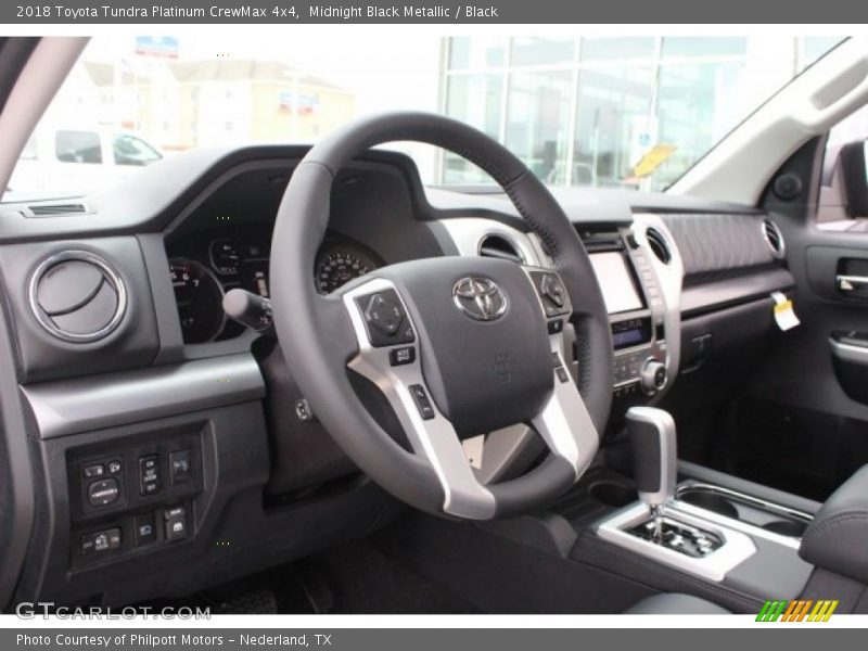 Midnight Black Metallic / Black 2018 Toyota Tundra Platinum CrewMax 4x4