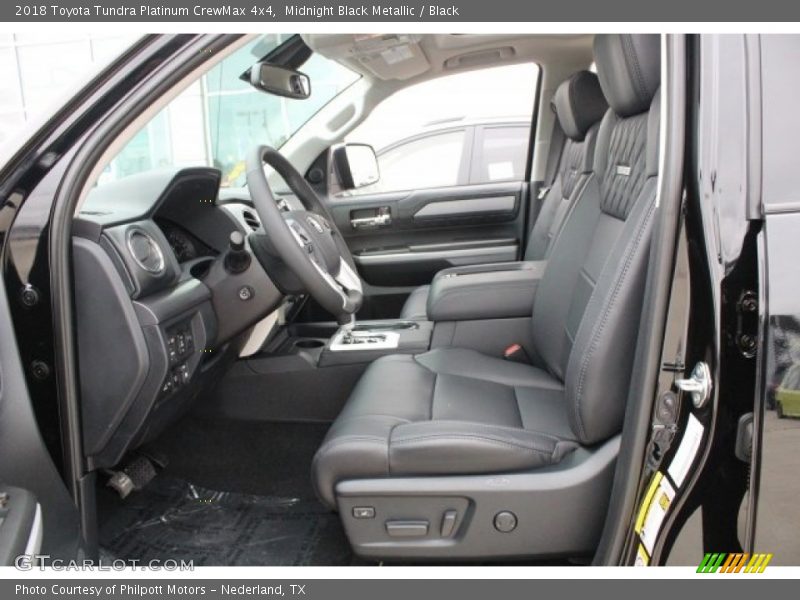 Midnight Black Metallic / Black 2018 Toyota Tundra Platinum CrewMax 4x4