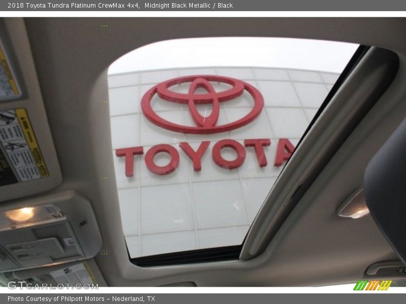 Midnight Black Metallic / Black 2018 Toyota Tundra Platinum CrewMax 4x4