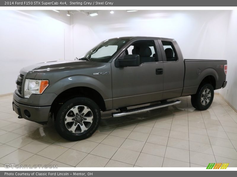 Sterling Grey / Steel Grey 2014 Ford F150 STX SuperCab 4x4