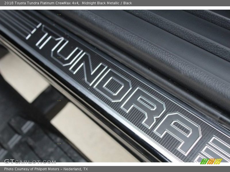 Midnight Black Metallic / Black 2018 Toyota Tundra Platinum CrewMax 4x4