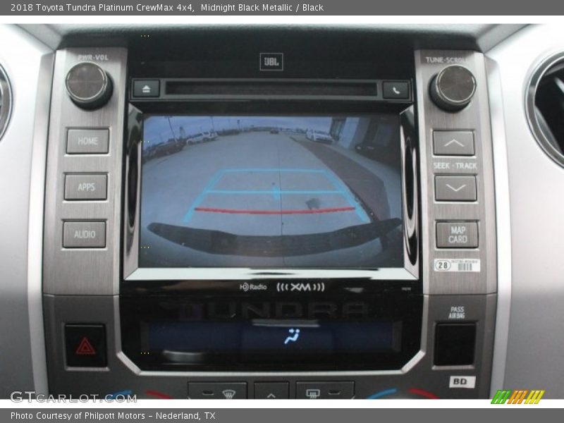 Midnight Black Metallic / Black 2018 Toyota Tundra Platinum CrewMax 4x4