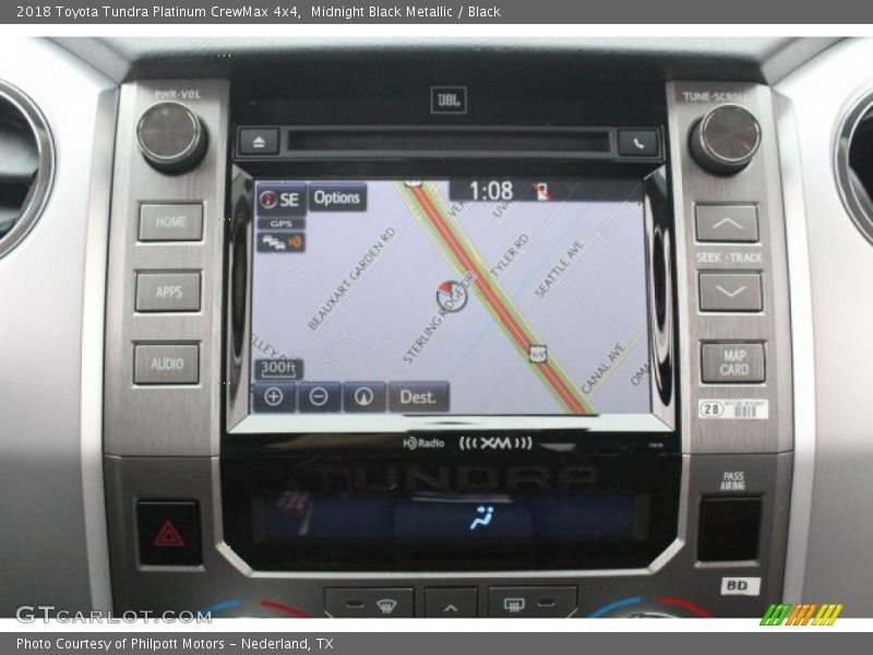 Midnight Black Metallic / Black 2018 Toyota Tundra Platinum CrewMax 4x4