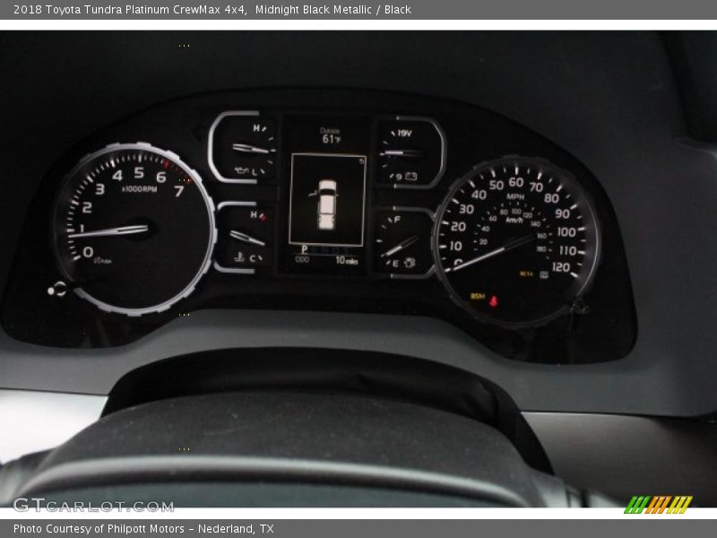 Midnight Black Metallic / Black 2018 Toyota Tundra Platinum CrewMax 4x4