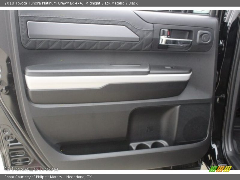 Midnight Black Metallic / Black 2018 Toyota Tundra Platinum CrewMax 4x4