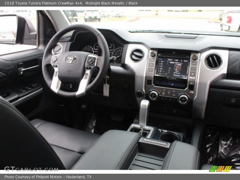 Midnight Black Metallic / Black 2018 Toyota Tundra Platinum CrewMax 4x4