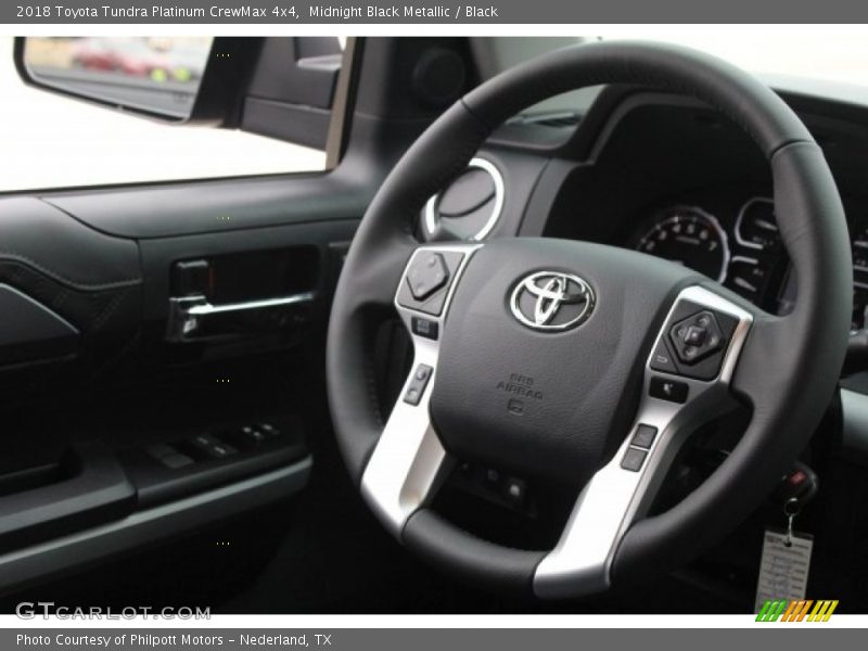 Midnight Black Metallic / Black 2018 Toyota Tundra Platinum CrewMax 4x4
