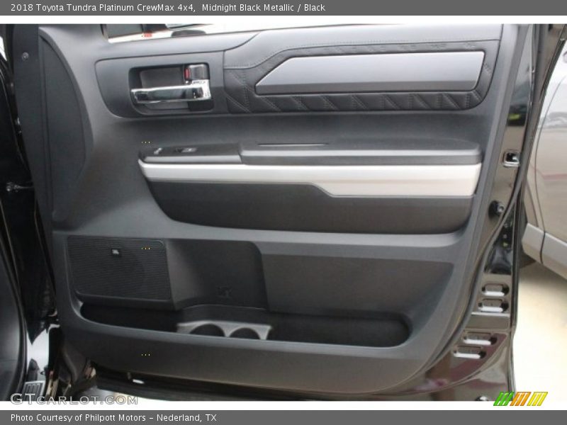 Midnight Black Metallic / Black 2018 Toyota Tundra Platinum CrewMax 4x4