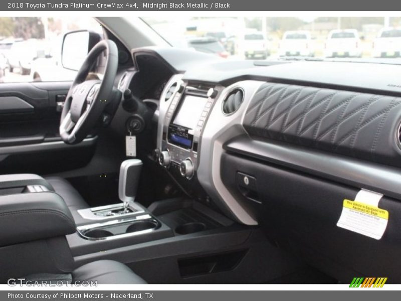 Midnight Black Metallic / Black 2018 Toyota Tundra Platinum CrewMax 4x4