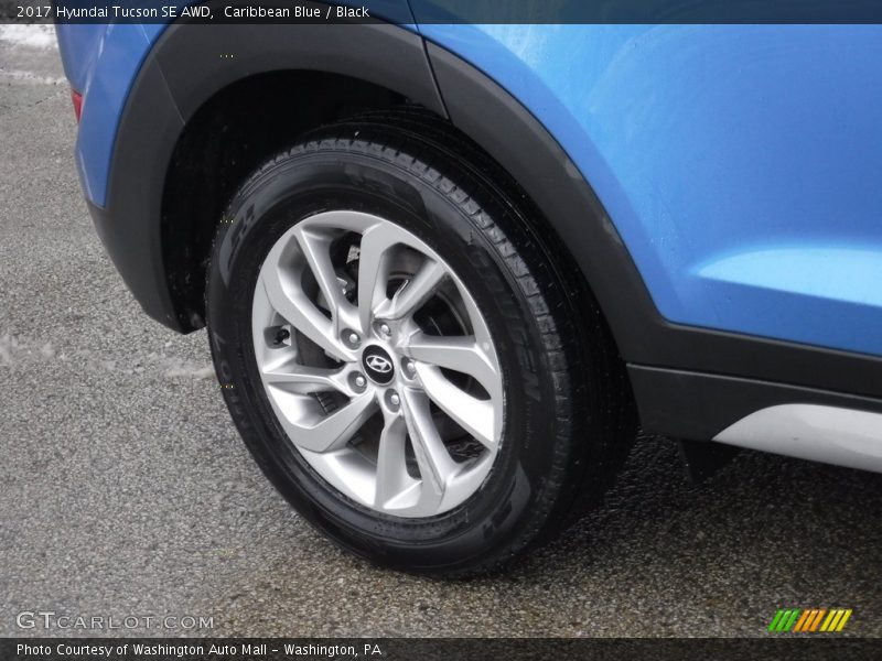 Caribbean Blue / Black 2017 Hyundai Tucson SE AWD