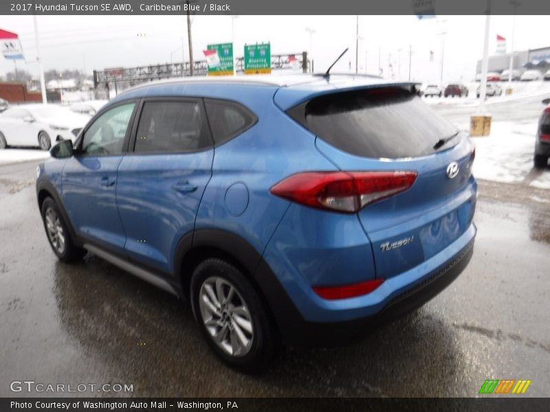 Caribbean Blue / Black 2017 Hyundai Tucson SE AWD