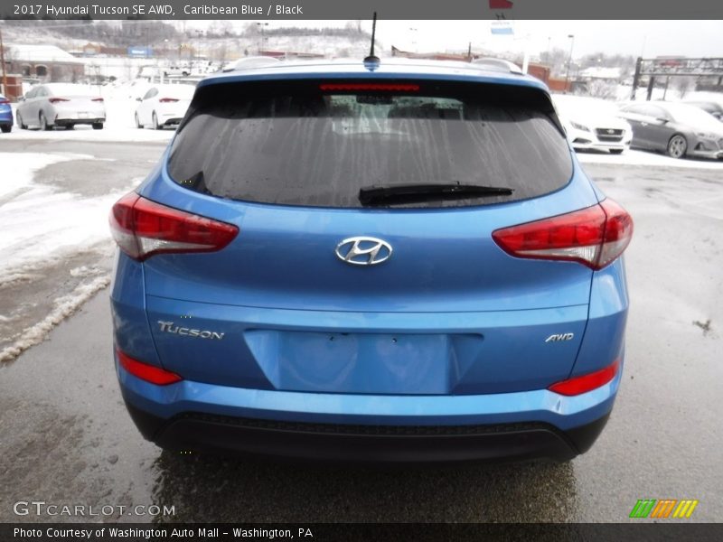 Caribbean Blue / Black 2017 Hyundai Tucson SE AWD