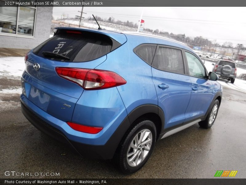 Caribbean Blue / Black 2017 Hyundai Tucson SE AWD