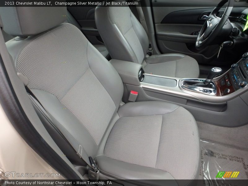 Champagne Silver Metallic / Jet Black/Titanium 2013 Chevrolet Malibu LT