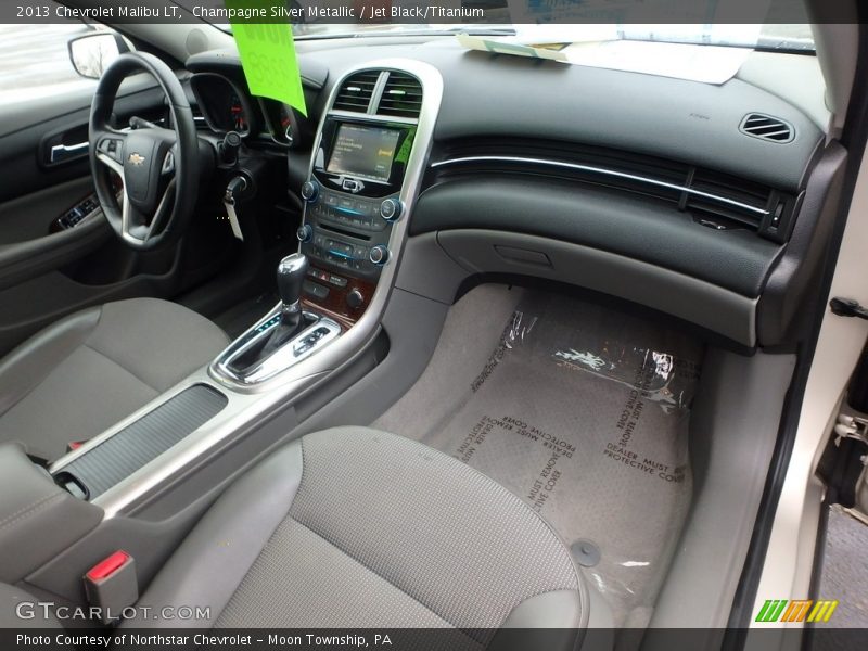 Champagne Silver Metallic / Jet Black/Titanium 2013 Chevrolet Malibu LT
