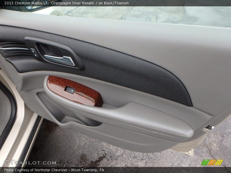 Champagne Silver Metallic / Jet Black/Titanium 2013 Chevrolet Malibu LT