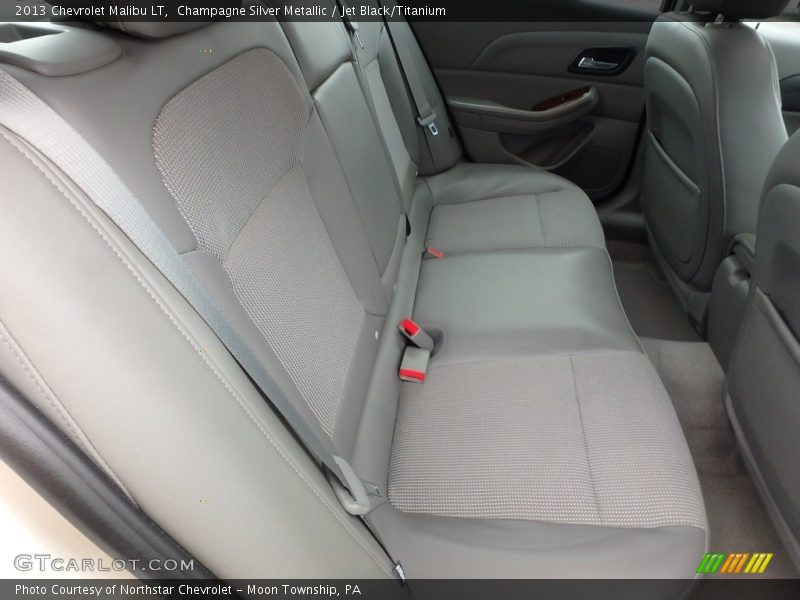 Champagne Silver Metallic / Jet Black/Titanium 2013 Chevrolet Malibu LT