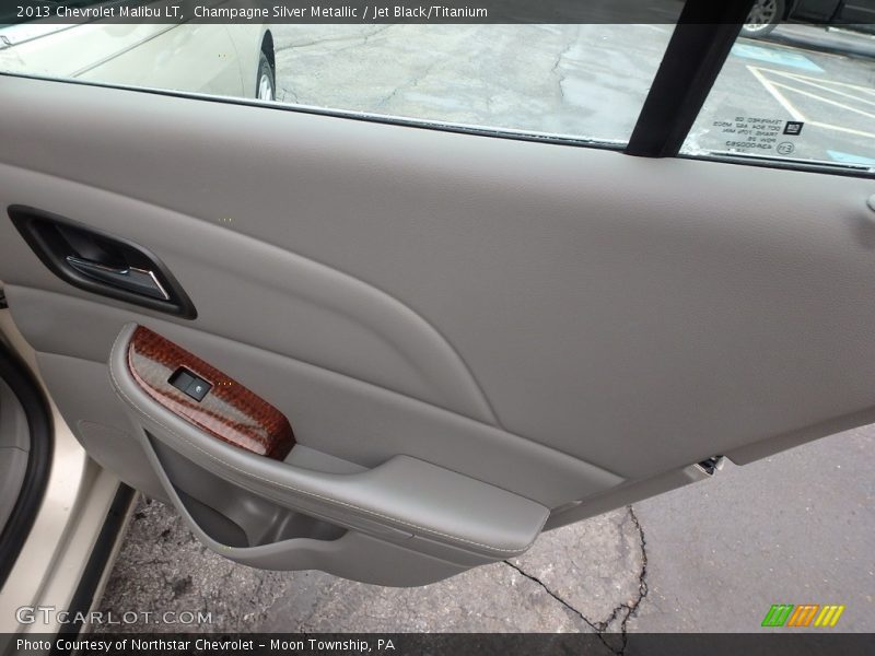 Champagne Silver Metallic / Jet Black/Titanium 2013 Chevrolet Malibu LT