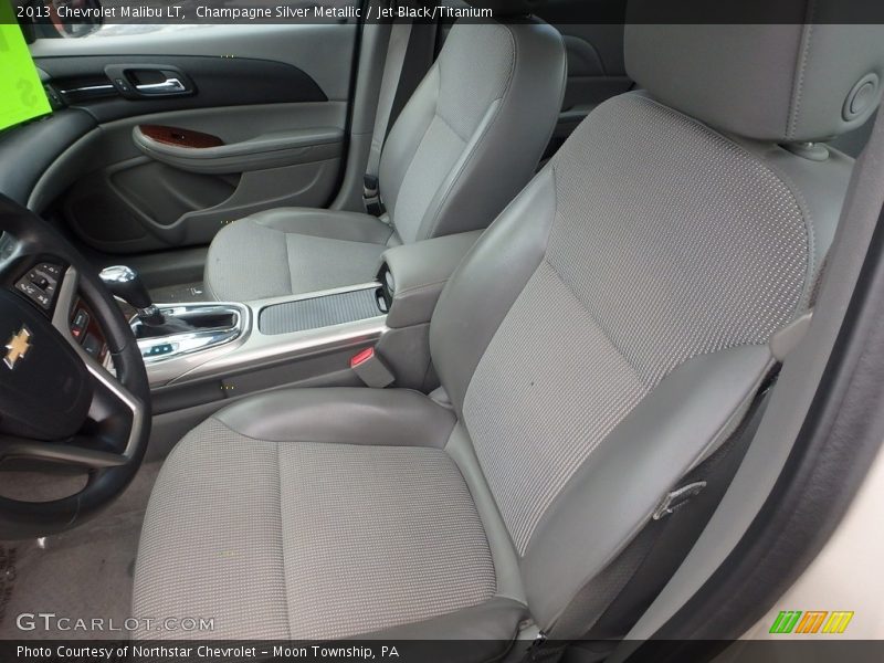 Champagne Silver Metallic / Jet Black/Titanium 2013 Chevrolet Malibu LT