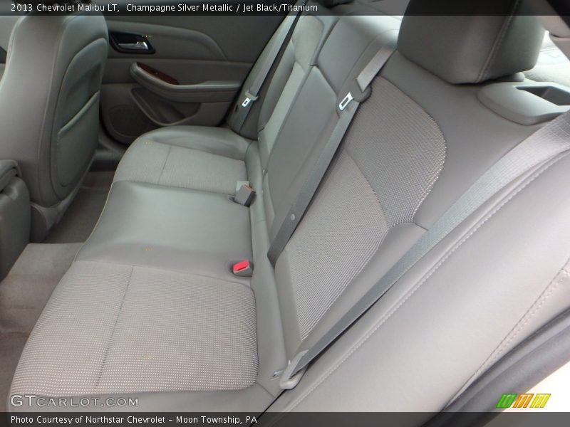 Champagne Silver Metallic / Jet Black/Titanium 2013 Chevrolet Malibu LT