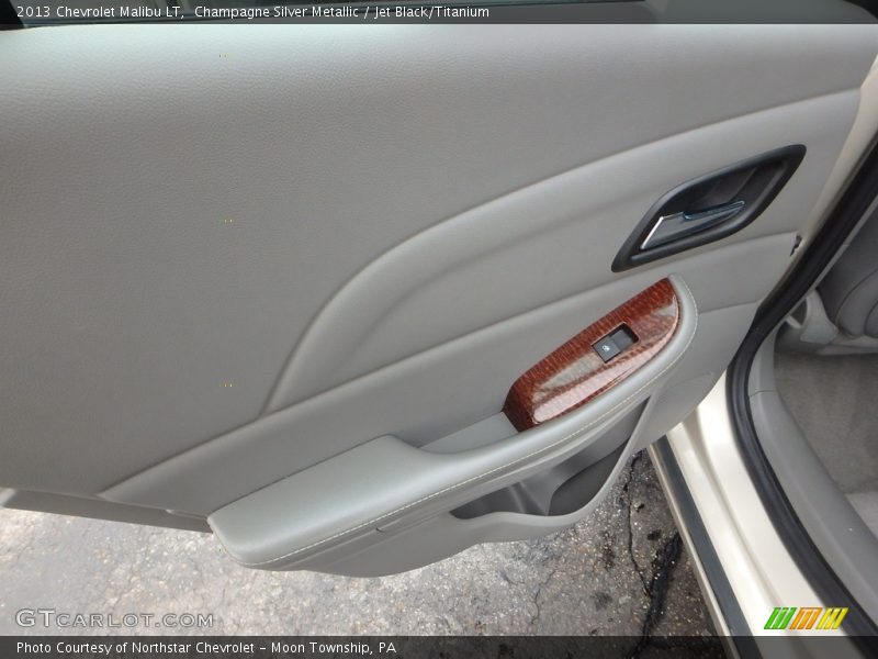Champagne Silver Metallic / Jet Black/Titanium 2013 Chevrolet Malibu LT