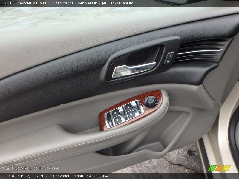 Champagne Silver Metallic / Jet Black/Titanium 2013 Chevrolet Malibu LT