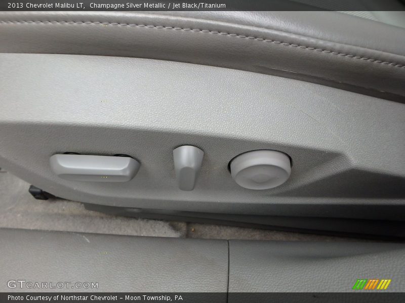 Champagne Silver Metallic / Jet Black/Titanium 2013 Chevrolet Malibu LT