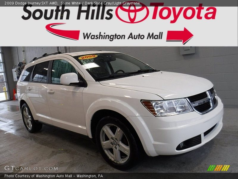 Stone White / Dark Slate Gray/Light Graystone 2009 Dodge Journey SXT AWD