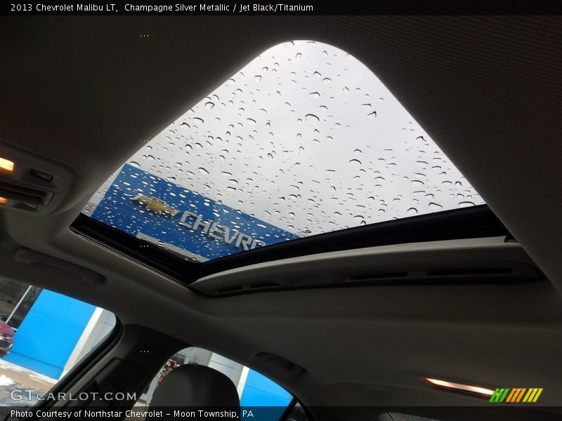 Champagne Silver Metallic / Jet Black/Titanium 2013 Chevrolet Malibu LT