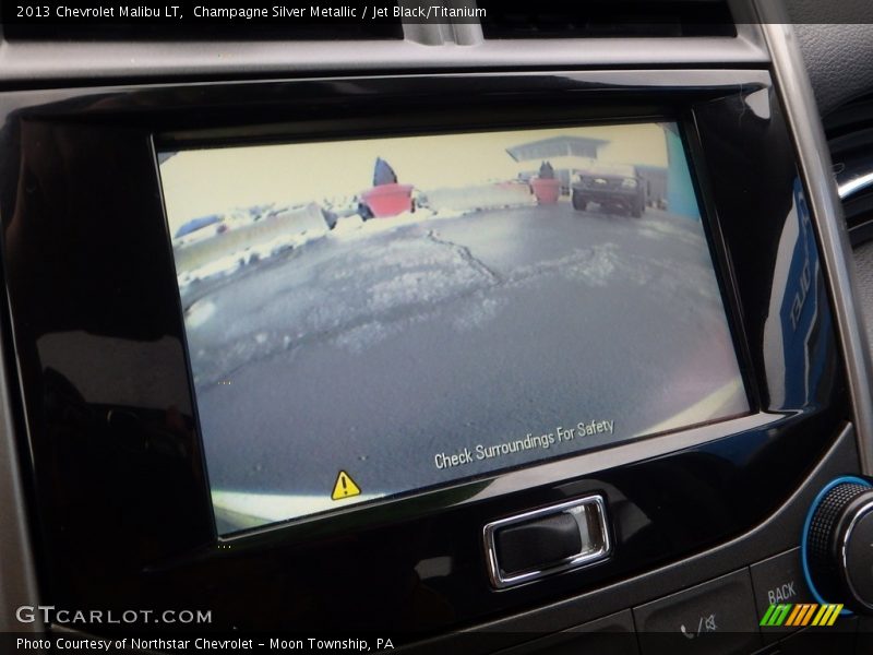Champagne Silver Metallic / Jet Black/Titanium 2013 Chevrolet Malibu LT